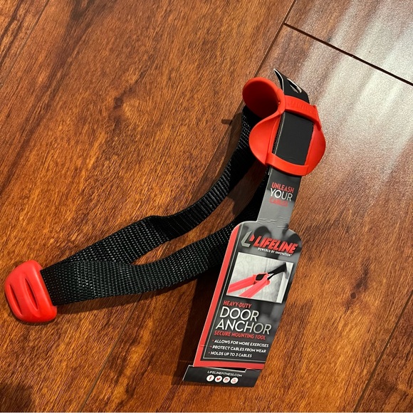 Lifeline Heavy Duty Door Anchor black and red - Picture 1 of 9